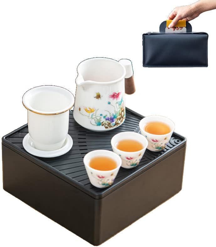 פרופי פרופי נסיעות סט תה כוס מהיר אחד 虞美人 便携式 旅行 茶具 套装 快客杯 快客杯 一 一 一 一 一 一