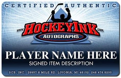 בובי הול חתמה על שיקגו בלקוהוקס 8 x 10 צילום - 70238 - תמונות NHL עם חתימה
