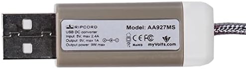Myvolts Ripcord USB עד 9V DC DC Power Cable תואם לדוושת האפקטים של קו 6 HX