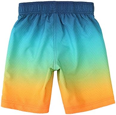 רוקה ורולה בנים 4-דרך למתוח בגד ים לוח מכנסיים קצרים בגד ים בגדי ים עם רשת בטנה, למעלה מ 50+