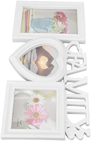 מסגרת תמונה של ניקו עיצוב ייחודי סגנון מודרני סגנון יפהפה מסוגנן 3 חור אהבה מסגרת תמונה עם וו קטן