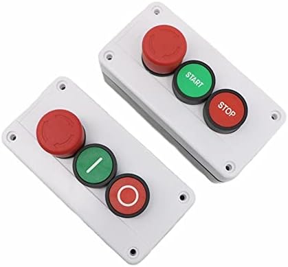 ANIFM NC עצירת חירום ללא ירוק אדום לחצן תחנת מתח תחנת הפסקת כפתור איטום עצמי מתג תעשייתי 600V 10A 1 יחידות