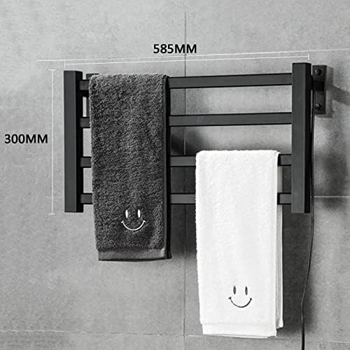 מחממי מגבות yxx- חשמלי קיר רכוב על מדף ייבוש אלומיניום סגסוגת תוספות מגבות לחדר אמבטיה