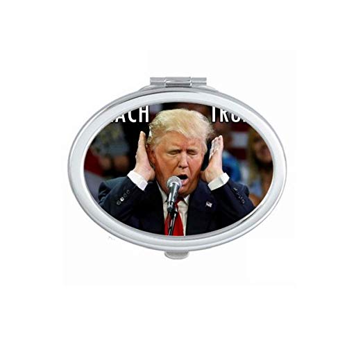 אמריקאי נשיא מצחיק מעניין נהדר מראה נייד לקפל יד איפור כפול צד משקפיים