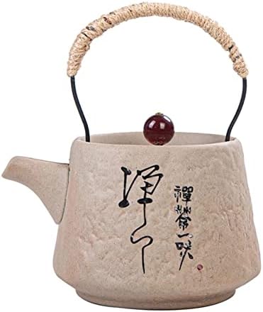 Walnuta Teapot Ceramic Ceramic Handle Stone Pot