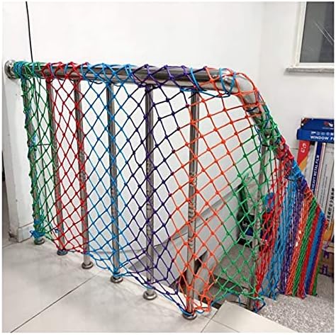 רשת בטיחות נטו אנטי-סתיו של ASPZQ, רשת קישוט תקרת צבע, מדרגות גן משחקים מטפסים על סתיו הגנה