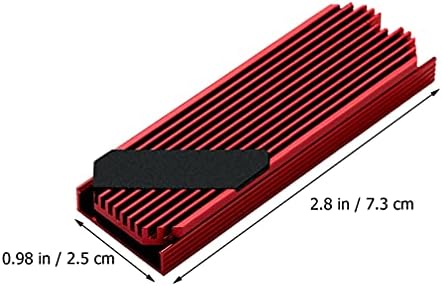 מחשב SSD SSD כוננים קשיחים כיור חימום אלומיניום M. 2. 2280 SSD טקסטורה קרירה יותר סנפיר מחשב כיורי חום