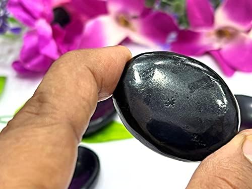 סיטונאי יפה שחור טורמלין לדאוג אבן ריפוי בריאות מתנה מטפיזי אגודל אבן בריאות שגשוג מדיטציה כוח נפשי אנרגיה מהודו