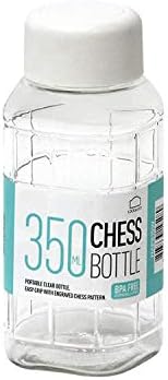 בקבוק מים מנעול שחמט 350 מל לבן