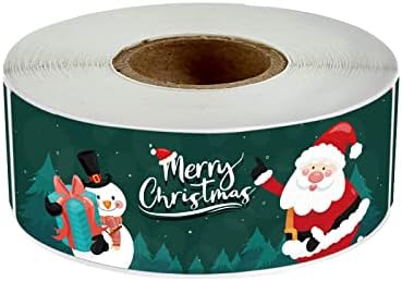 חבילה חג המולד מדבקות תווית חג המולד קישוטי מתנה 1 רול 120 מדבקות דרך מדבקות