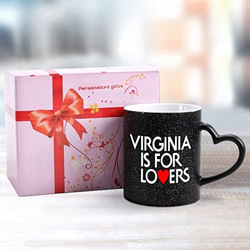 וירג'יניה מיועדת לאוהבים ספל קפה קרמיקה מחליפה כוסות תה כוסות תה למנות משרדיות
