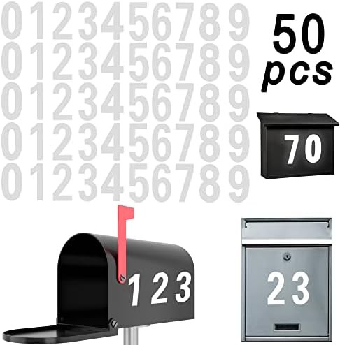 מספרי תיבות דואר מבחוץ, 5 מגדיר מספרי כתובות דבק עצמי גדולים לתיבת הדואר של דלת הבית