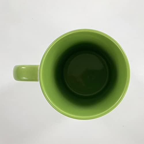 עיצוב המנכ ' ל הגדול בעולם, ספל קפה מבטא 15 עוז ספל תה קרמי ירוק עם ידית, מתנות ליום הולדת יום השנה