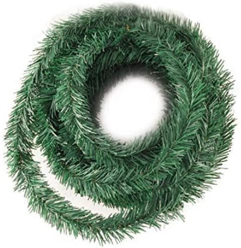 זמן חג המולד גרלנד חוט אורן ירוק מלאכותי - 33 רגל