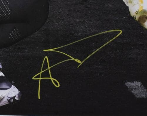 אהרון דונלד חתום ממוסגר 16x20 RAMS SACK SPTIRGAKE צילום VS KYLER MURRAY JSA - תמונות NFL עם חתימה