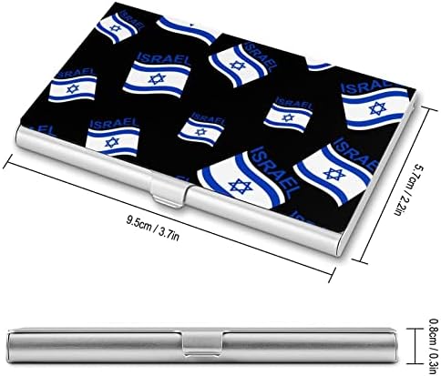 דגל ישראל עסקים מזהה כרטיס מקרה מחזיקי מגן תיבה ארגונית צדפה עבור גברים נשים