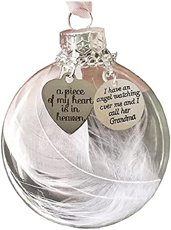 Hyuiyyeaa נברשת גבישים מנורה - צורה 1 pc של קישוטים קישוטי Heave Heart הוא חתיכת חג המולד זיכרון לקישוט
