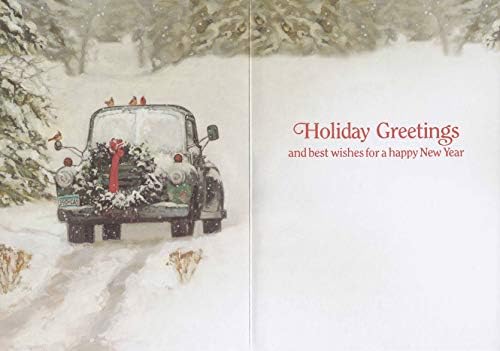 אולפני מופת Hollyville 16 כרטיסי חג המולד בקופסת מזכרת, משם באבוס, 5.6 x 7.8