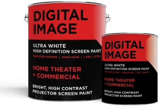 צבע מסך מקרן - High Definition, 4K, Ultra White - גלון