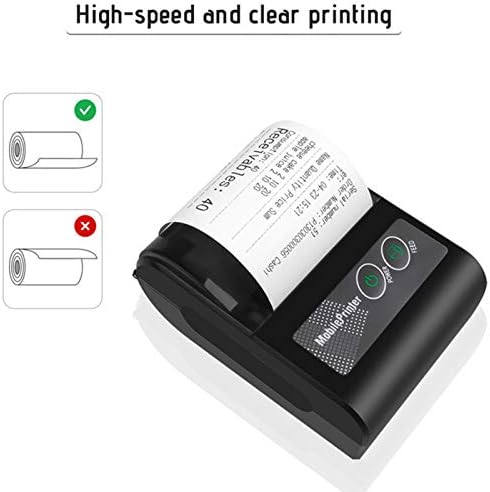 JOPWKUIN הדפסת ניידים יצרנית תוויות קטנות, אין סרטים קלים להגדרת מדפסת קבלה תרמית ניידת מדפסת