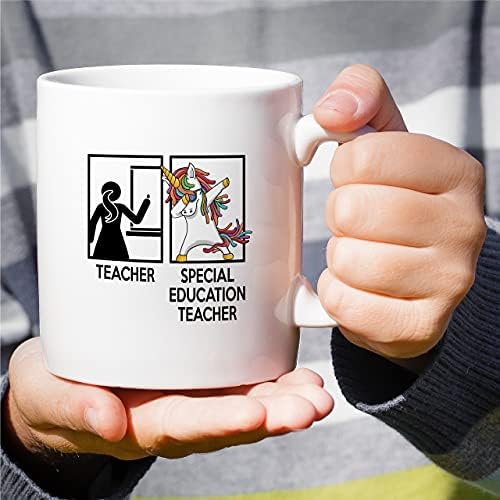 מצחיק ספל-מיוחד חינוך מורה מספיג חד קרן 11 עוז קרמיקה קפה ספלי - מצחיק סרקסטי מוטיבציה השראה תודה