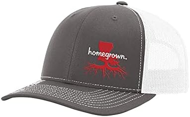 שורשי בית גאווה שורשים מגדלים לגברים גאווה רקומה רשת גב כובע דגל אמריקאי