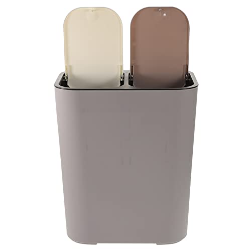 זבל תא כפול IPETBOOM יכול להרטיב פח אשפה יבש מסווג מיחזור זבל פסולת פסולת פח לשירותים ביתיים
