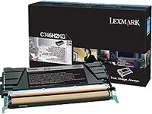 מחסנית טונר שחורה של Lexmark High תשואה, 12000 תשואה, לשימוש בדגם C746/C748