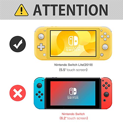 מקרה מגן של Yoobao עבור Nintendo Switch Lite, מעטפת כיסוי גומי סיליקון סיליקון נוזלי עבור Nintendo