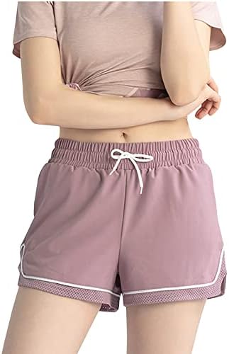 מכנסיים קצרים של טרקלין רופפים מקצרים קיץ מזדמנים מכנסי זיעה נוחים קצרים אלסטיים מותניים גבוהים ריצה