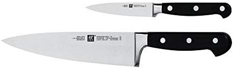 Zwilling Professional S, סכין מטבח נירוסטה גרמנית בגודל 8 אינץ 'סכין, Black & J.A. Henckels 4 שלב משיכה