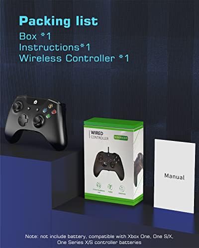 בקר אלחוטי Aojaki התואם ל- Xbox One/One S/One X/One Series x/s עם gamepad משופר רטט כפול מובנה