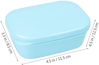 CABILOCK 4 יחידות ורוד כחול לחדר אמבטיה ואחסון ביתי אחסון סבון סבון מחזיק מכולות נסיעה ניידות