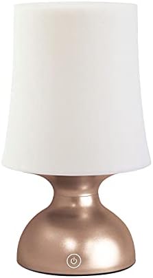ריברלוקס הוביל מנורת זהב ולבן, מנורת לילה המופעלת באמצעות סוללה, מנורת לילה אלחוטית, בטיחות חשמל בבית,