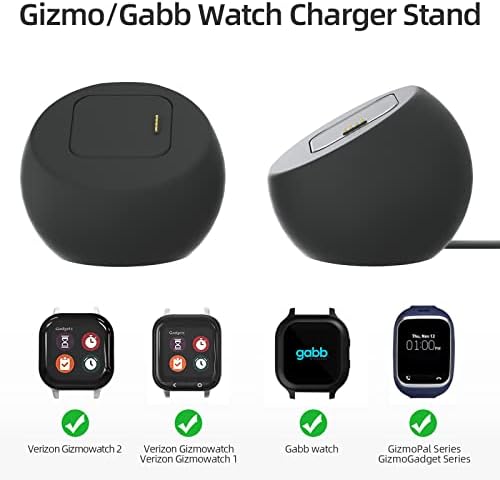 SimpleThings עבור Gizmo/Gabb Watch Watch Watch Dock Stand, מטען מגנטי חזק עם כבל 3.3ft עבור Gizmo Watch 2/1/Diseny
