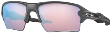 אוקלי פלאק 2.0 משקפי שמש 9188 לגברים + רצועת צרור + ערכת טיפוח לבגדי מעצבים