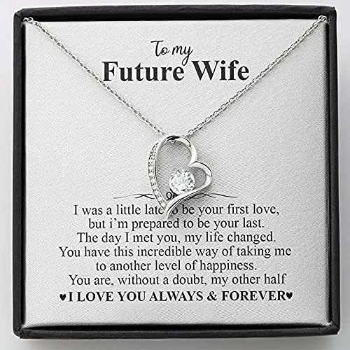 שרשרת בעבודת יד - מתנת השרשרת של אשתי לעתיד, לשרשרת אשתי, שרשרת אשה עתידית אישית, שרשרת לאישה, מתנת