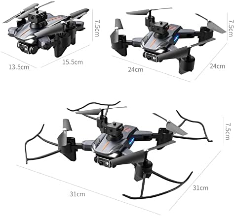 מזלט זוטל עם מצלמה למבוגרים, Drone FPV של HD Mini for Kids מתחילים, מתנת צעצועים Quadcopter מתקפלים לבנות בנות,