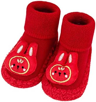 סתיו וחורף בנים ובנות ילדי גרבי נעלי החלקה מקורה רצפת תינוק ספורט נעליים חם ותינוק גשם מגפיים