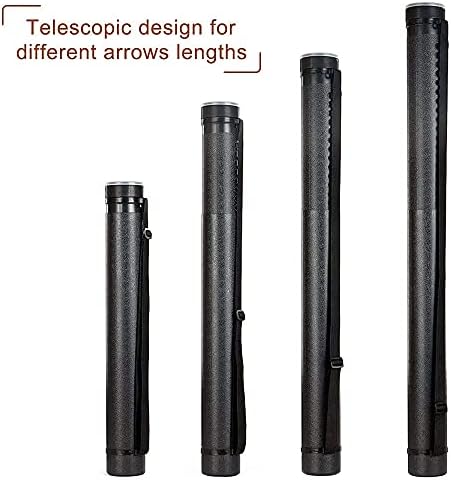 צידדלת טלסקופי עיצוב עבור שונה חצים אורכים: 62-102 סנטימטר/24.4-40.8 סנטימטרים.