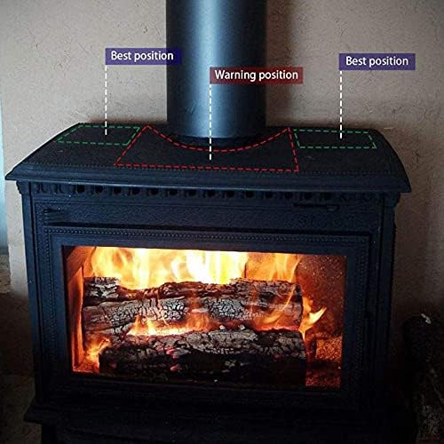 אח רדיאטור חיסכון באנרגיה 4 להבי חום מופעל אקו תנור מאוורר שחור/זהב/רסיס חם אוויר מ 2 להב תנור