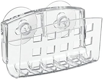פלסטיק ספוג מחזיק כוסות, אידיאלי עבור כיורי מטבח וחדר אמבטיה ארגון יניקה סבון עריסת, קטן, ברור