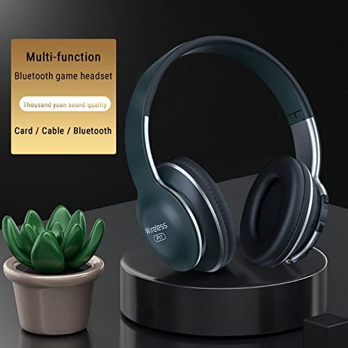 אוזניות Bluetooth אלחוטיות של MoreSec על אוזניות, צליל סטריאו HD מעל אוזניות אוזניים עם מיקרופוני