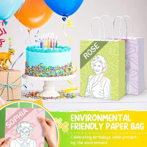 תיקי ממתקים בנות 12 יחידות מתנה שקיות נייר צבעוניות צבעי נייר מסיבה לטובת ציוד קישוטים למסיבת
