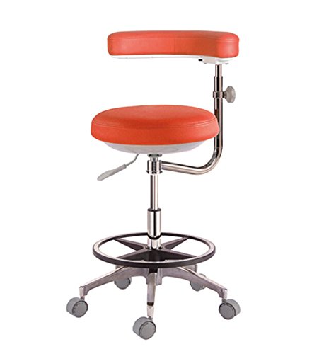 כיסא אחות עור סיבי מיקרו יוהוסו משענת יד 360 סיבוב מושב כוונון גובה כיסא שיניים נייד 500