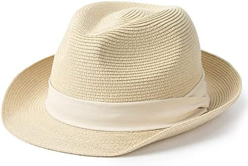 קש פדורה כובעי שמש לנשים גברים קיץ שמש חוף כובע לארוז קצר ברים להפשיל קש פנמה פדורה כובע