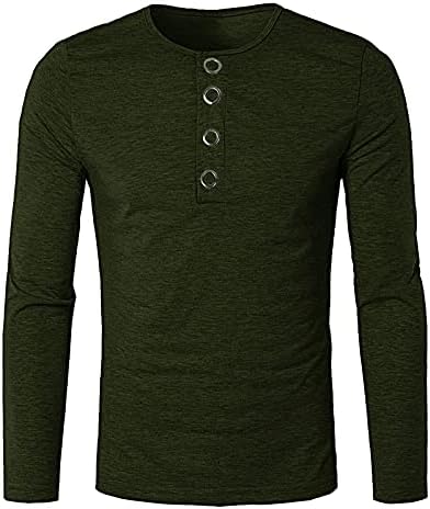 צמרות XXBR לגברים, 2021 כפתור הגברים הנפילה הנלי הנלי קדמי שרוול ארוך שרוול ארוך חולצות טריקו מזדמן חולצה