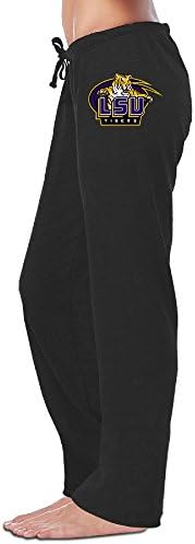 Z-Jane Louisiana State LSU אוניברסיטת נמר מכנסי טרנינג מכנסיים לנשים שחור