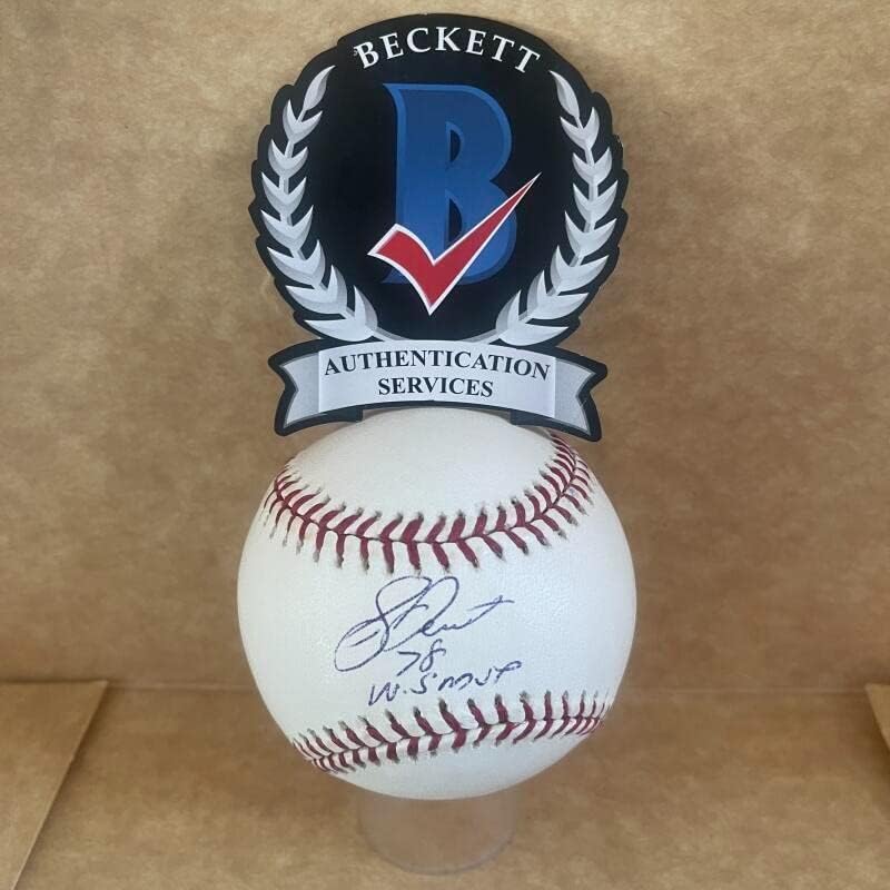 Bucky Dent Yankees 78 WS MVP חתום Auto M.L. מאומת בייסבול מאומת