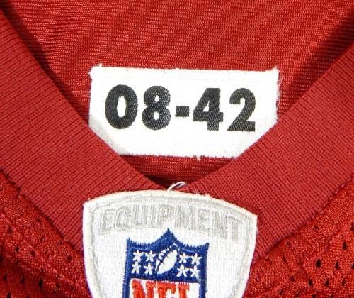 2008 סן פרנסיסקו 49ers רג'י סמית ' 31 משחק הונחה אדום ג'רזי 42 DP28533 - משחק NFL לא חתום